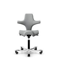 HÅG Capisco 8106 - Steelcut Trio 3 (Kvadrat) - Laine / Polyamide - STT383 - Charcoal - Moss Grey - 265 mm (hauteur d’assise 53–79 cm) - Patins thumbnail