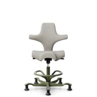 HÅG Capisco 8106 - Steelcut Trio 3 (Kvadrat) - Wol / Polyamide - STT213 - Light beige - Moss Grey - 200 mm (Zithoogte 46-64mm) - Glijdoppen thumbnail