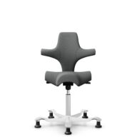 HÅG Capisco 8106 - Cura Loop (Gabriel) - Poliéster reciclados - CLP60109 - Grey - White - 265 mm (seat height 53-79cm) - Glides thumbnail