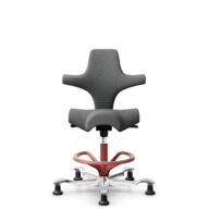 HÅG Capisco 8106 - Cura Loop (Gabriel) - Poliéster reciclados - CLP60109 - Grey - Blush Rose - 200 mm (seat height 46-64cm) - Glides thumbnail
