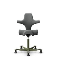 HÅG Capisco 8106 - Cura Loop (Gabriel) - Poliéster reciclados - CLP60109 - Grey - Moss Grey - 150mm (seat height 40–55cm) - Glides thumbnail