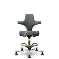HÅG Capisco 8106 - Cura Loop (Gabriel) - Poliéster reciclados - CLP60109 - Grey - Moss Grey - 265 mm (seat height 53-79cm) - Glides thumbnail