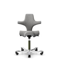 HÅG Capisco 8106 - Cura Loop (Gabriel) - Poliéster reciclados - CLP60110 Light grey - Moss Grey - 265 mm (seat height 53-79cm) - Soft castors for hard floors thumbnail