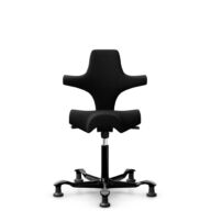 HÅG Capisco 8106 - Cura Loop (Gabriel) - Polyester recyclé - CLP60999 Black - Noir - 150 mm (hauteur d’assise 40–55 cm) - Patins thumbnail