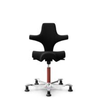 HÅG Capisco 8106 - Cura Loop (Gabriel) - Recycled Polyester - CLP60999 Black - Blush Rose - 265 mm (seat height 53-79cm) - Glides thumbnail