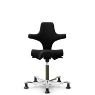 HÅG Capisco 8106 - Cura Loop (Gabriel) - Poliéster reciclados - CLP60999 Black - Moss Grey - 265 mm (seat height 53-79cm) - Glides thumbnail