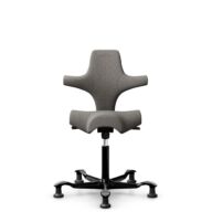 HÅG Capisco 8106 - Cura Loop (Gabriel) - Poliéster reciclados - CLP61168 Beige-grey - Black - 200 mm (seat height 46-64cm) - Glides thumbnail