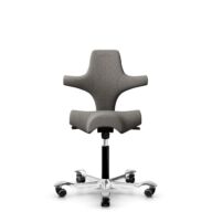 HÅG Capisco 8106 - Cura Loop (Gabriel) - Poliéster reciclados - CLP61168 Beige-grey - Black - 265 mm (seat height 53-79cm) - Hard castors for soft floors thumbnail