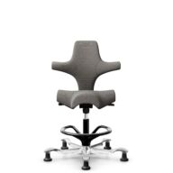 HÅG Capisco 8106 - Cura Loop (Gabriel) - Poliéster reciclados - CLP61168 Beige-grey - Black - 265 mm (seat height 53-79cm) - Glides thumbnail