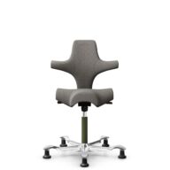 HÅG Capisco 8106 - Cura Loop (Gabriel) - Recycled Polyester - CLP61168 Beige-grey - Moss Grey - 265 mm (seat height 53-79cm) - Glides thumbnail