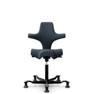 HÅG Capisco 8106 - Cura Loop (Gabriel) - Recycled Polyester - CLP66165 Blue - Black - 265 mm (seat height 53-79cm) - Glides thumbnail