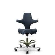 HÅG Capisco 8106 - Cura Loop (Gabriel) - Poliéster reciclados - CLP66165 Blue - Moss Grey - 265 mm (seat height 53-79cm) - Hard castors for soft floors thumbnail