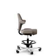HÅG Capisco 8106 - Select (Gabriel) - Lana / Poliamida - SC60129 - Beige - Black - 265 mm (seat height 53-79cm) - Hard castors for soft floors thumbnail