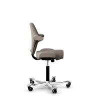 HÅG Capisco 8106 - Select (Gabriel) - Wool / Polyamide - SC60129 - Beige - Black - 265 mm (seat height 53-79cm) - Soft castors for hard floors thumbnail
