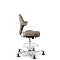 HÅG Capisco 8106 - Select (Gabriel) - Wool / Polyamide - SC60129 - Beige - White - 265 mm (seat height 53-79cm) - Glides thumbnail