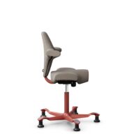 HÅG Capisco 8106 - Select (Gabriel) - Wool / Polyamide - SC60129 - Beige - Blush Rose - 150mm (seat height 40–55cm) - Glides thumbnail