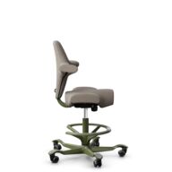 HÅG Capisco 8106 - Select (Gabriel) - Lana / Poliamida - SC60129 - Beige - Moss Grey - 265 mm (seat height 53-79cm) - Soft castors for hard floors thumbnail