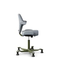 HÅG Capisco 8106 - Select (Gabriel) - Laine / Polyamide - SC60139 - Light grey - Blanc - 200 mm (hauteur d’assise 46–64 cm) - Patins thumbnail