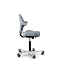 HÅG Capisco 8106 - Select (Gabriel) - Wool / Polyamide - SC60139 - Light grey - Moss Grey - 150mm (seat height 40–55cm) - Soft castors for hard floors thumbnail