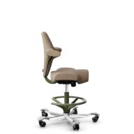 HÅG Capisco 8106 - Select (Gabriel) - Wool / Polyamide - SC61184 - Light brown - Moss Grey - 200 mm (seat height 46-64cm) - Soft castors for hard floors thumbnail