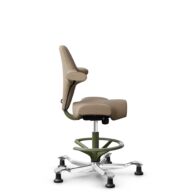 HÅG Capisco 8106 - Select (Gabriel) - Wool / Polyamide - SC61184 - Light brown - Moss Grey - 200 mm (seat height 46-64cm) - Glides thumbnail
