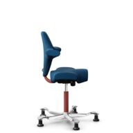 HÅG Capisco 8106 - Select (Gabriel) - Laine / Polyamide - SC66071 - Navy blue - Blush Rose - 265 mm (hauteur d’assise 53–79 cm) - Patins thumbnail