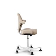 HÅG Capisco 8106 - Select (Gabriel) - Laine / Polyamide - SC61188 - Light beige - Blanc - 150 mm (hauteur d’assise 40–55 cm) - Patins thumbnail