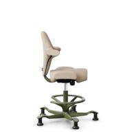 HÅG Capisco 8106 - Select (Gabriel) - Laine / Polyamide - SC61188 - Light beige - Moss Grey - 265 mm (hauteur d’assise 53–79 cm) - Patins thumbnail