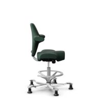 HÅG Capisco 8106 - Select (Gabriel) - Laine / Polyamide - SC68209 - Dark green - Argent - 265 mm (hauteur d’assise 53–79 cm) - Patins thumbnail