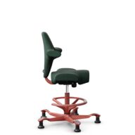 HÅG Capisco 8106 - Select (Gabriel) - Laine / Polyamide - SC68209 - Dark green - Blush Rose - 200 mm (hauteur d’assise 46–64 cm) - Patins thumbnail