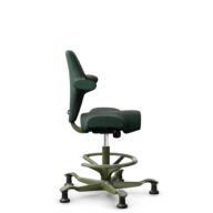 HÅG Capisco 8106 - Select (Gabriel) - Laine / Polyamide - SC68209 - Dark green - Moss Grey - 200 mm (hauteur d’assise 46–64 cm) - Patins thumbnail