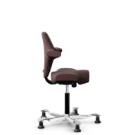 HÅG Capisco 8106 - Select (Gabriel) - Wełna / Poliamid - SC61186 - Chestnut - Black - 150mm (seat height 40–55cm) - Glides thumbnail