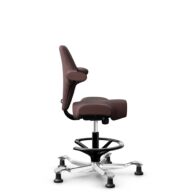 HÅG Capisco 8106 - Select (Gabriel) - Laine / Polyamide - SC61186 - Chestnut - Noir - 265 mm (hauteur d’assise 53–79 cm) - Patins thumbnail