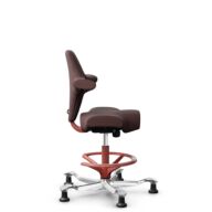 HÅG Capisco 8106 - Select (Gabriel) - Laine / Polyamide - SC61186 - Chestnut - Blush Rose - 200 mm (hauteur d’assise 46–64 cm) - Patins thumbnail