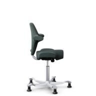 HÅG Capisco 8106 - Capture (Gabriel) - Wool / Polyamide - CPT6601 - Blue - Silver - 150mm (seat height 40–55cm) - Glides thumbnail