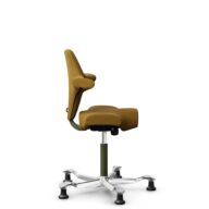 HÅG Capisco 8106 - Capture (Gabriel) - Wol / Polyamide - CPT6401 - Ochre - Moss Grey - 265 mm (Zithoogte 53-79cm) - Glijdoppen thumbnail