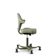 HÅG Capisco 8106 - Capture (Gabriel) - Wełna / Poliamid - CPT5101 - Green-grey - Moss Grey - 200 mm (seat height 46-64cm) - Glides thumbnail