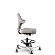 HÅG Capisco 8106 - Oceanic (Camira) - Recycled Polyester - OCI014 - Light beige - Black - 265 mm (seat height 53-79cm) - Glides thumbnail