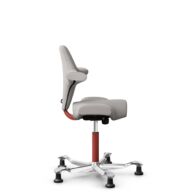 HÅG Capisco 8106 - Oceanic (Camira) - Recyceltes Polyesters - OCI014 - Light beige - Blush Rose - 265 mm (Sitzhöhe 53-79cm) - Bodengleiter thumbnail