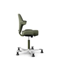 HÅG Capisco 8106 - Sirdal (GU) - Laine - SRD960 - Green - Moss Grey - 200 mm (hauteur d’assise 46–64 cm) - Patins thumbnail