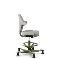 HÅG Capisco 8106 - Steelcut Trio 3 (Kvadrat) - Wol / Polyamide - STT213 - Light beige - Moss Grey - 200 mm (Zithoogte 46-64mm) - Glijdoppen thumbnail