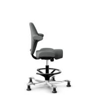 HÅG Capisco 8106 - Cura Loop (Gabriel) - Poliéster reciclados - CLP60109 - Grey - Black - 265 mm (seat height 53-79cm) - Glides thumbnail