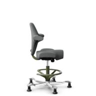 HÅG Capisco 8106 - Cura Loop (Gabriel) - Gerecycled Polyester - CLP60109 - Grey - Moss Grey - 200 mm (Zithoogte 46-64mm) - Glijdoppen thumbnail