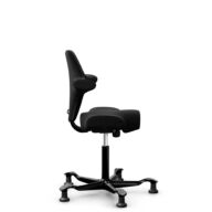 HÅG Capisco 8106 - Cura Loop (Gabriel) - Polyester recyclé - CLP60999 Black - Noir - 150 mm (hauteur d’assise 40–55 cm) - Patins thumbnail