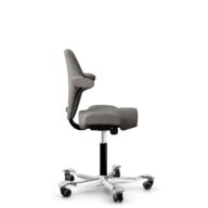 HÅG Capisco 8106 - Cura Loop (Gabriel) - Recycled Polyester - CLP61168 Beige-grey - Black - 150mm (seat height 40–55cm) - Soft castors for hard floors thumbnail