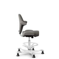 HÅG Capisco 8106 - Cura Loop (Gabriel) - Poliéster reciclados - CLP61168 Beige-grey - White - 200 mm (seat height 46-64cm) - Glides thumbnail