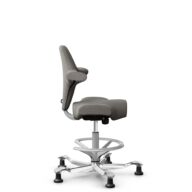 HÅG Capisco 8106 - Cura Loop (Gabriel) - Poliéster reciclados - CLP61168 Beige-grey - Silver - 200 mm (seat height 46-64cm) - Glides thumbnail