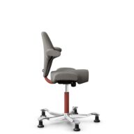 HÅG Capisco 8106 - Cura Loop (Gabriel) - Recycled Polyester - CLP61168 Beige-grey - Blush Rose - 150mm (seat height 40–55cm) - Glides thumbnail